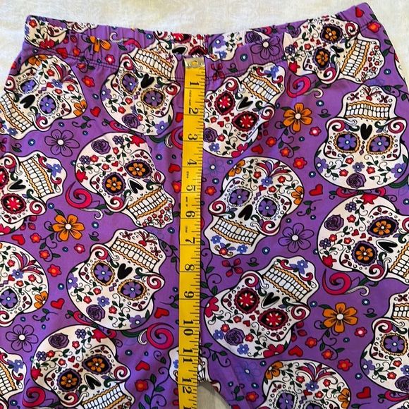 Sugar Skull Leggings size  XL Plus - Picture 7 of 8